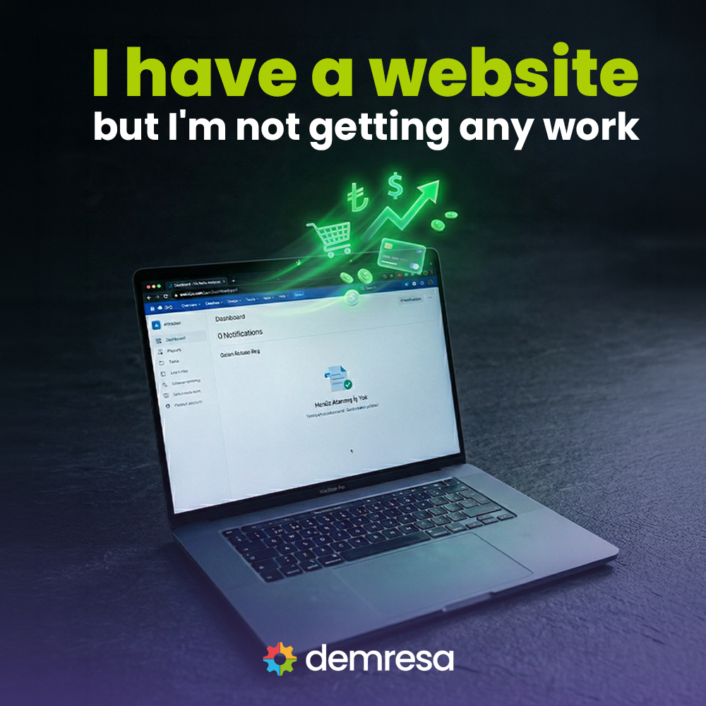 the common problem of companies saying we have a website but no business is coming