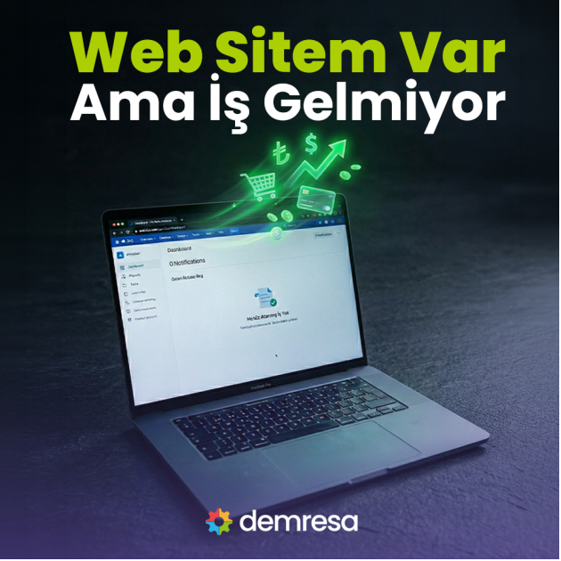 web sitem var ama is gelmiyor diyen firmalarin ortak problemi