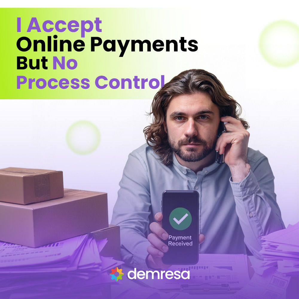 for those who say i can accept online payments but cannot manage the process