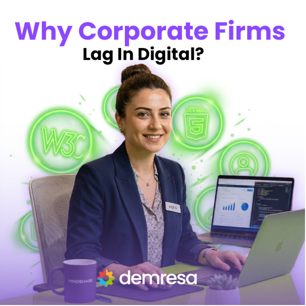 why do corporate companies fall behind in digital